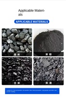 Machine à briquettes de charbon haute pression |   Presse industrielle à impact instantané de 300 tonnes pour la production de combustible et de charbon de bois pour barbecue