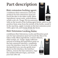 Kit d'outils de coiffure en alliage de titane Comblinees Zero-Gel – Pinces pour extensions de cheveux invisibles et sans couture, pratiques et rapides pour salon