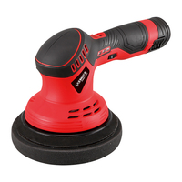 Polisseuse de voiture sans fil 12V DC de 6 pouces avec plateau de support de 150 mm, outil électrique de 60W pour le cirage, le polissage et le lustrage de voitures