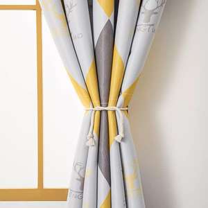 Cortinas Opacas de Poliéster Tejido, Aislantes, de Estilo Moderno, Hechas a Medida, con Alto Nivel de Oscurecimiento, para Dormitorio, Sala de Estar, para Todas las Estaciones - Product Image 4