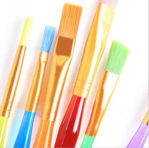 Juego de Pinceles para Niños <span class=keywords><strong>Paul</strong></span> Cezanne, Color Caramelo, Pelo de Nailon, Virola de Cobre, Mango de Plástico, 6 Piezas, Juego de Pinceles para Pintura de Acuarela - Product Image 3