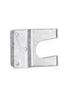 Clip de fixation ovale en métal pour structure de tunnel de serre, pour la fixation du film plastique, système de soutien de structure agricole