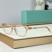 Gafas de acetato óptico degradado a la moda para mujer, monturas de metal de acetato, gafas de alta calidad al por mayor, montura para gafas graduadas