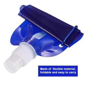 Customized Logo Outdoor 480ML Food-grade Drinking Water <b>Container</b> Bags Hiking No-leak Collapsible Water Bottles - Product Image 5