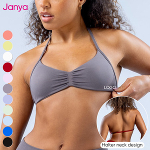 Completo Sportivo da Donna Janya con Collo all'Americana e Schiena Scoperta, Set da 3 Pezzi Altamente Elastico e Traspirante, Leggings da Yoga Senza Cuciture - Product Image 3