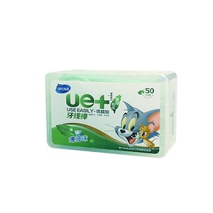 ยูอี+ ไหมขัดฟันรสมิ้นต์ 50 ชิ้น พกพาสะดวก ดูแลสุขภาพฟัน - Product Image 1
