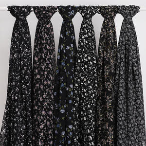 2024 высококачественный шифоновый хиджаб с цветочным принтом - Product Image 4