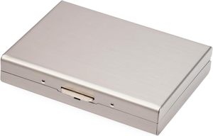 Thin Stainless Steel Metal RFID <b>Wallet</b> RFID Blocking Credit Card <b>Wallet</b> <b>Holder</b> for Men & Women - Product Image 5