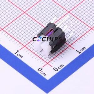 K6-6141D03 Tactile Switch Through hole Component (THT) Switch 1.6N Through Hole 6.6mm 6mm - Product Image 1