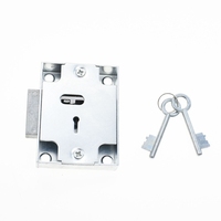 Serrure à levier mécanique haute sécurité YH1250 à 7 leviers en alliage de zinc avec clé en laiton pour coffres-forts certifiée ISO9001:2008