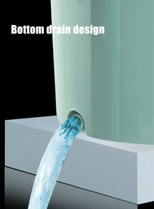 Thiết kế mới ma thuật xoay giẻ lau sàn làm sạch sợi nhỏ lau và xô Set với không gỉ xoắn cực lau - Product Image 5