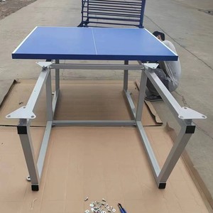 Table de ping-pong d'extérieur, taille standard, pliable, structure en acier, pour usage extérieur - Product Image 2