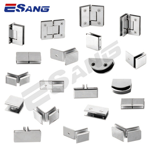 ESANG Stainless Steel 304 Frameless Shower <strong>Hinge</strong> Fitting Adjustment Shower Door <strong>Hinges</strong> <strong>and</strong> <strong>Handles</strong> - Product Image 3