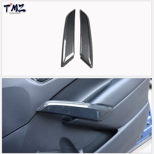 Full Set Black Carbon Fiber Plastic Gear Shift Interior Trim Covers for Toyota Frontlander 2022 Left Hand Drive LHD - Product Image 4