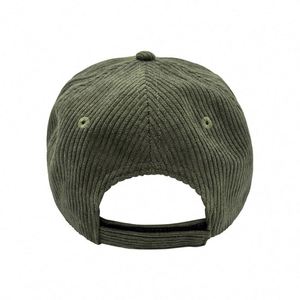 หมวกเบสบอล 6 แผงปักโลโก้ตามสั่ง ผ้าทวิลลายก้างปลา สำหรับผู้หญิงและผู้ชาย - Product Image 3