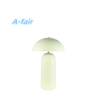 Lampe de table champignon en céramique poncée avec abat-jour en céramique pour l'éclairage de décorations de chambre