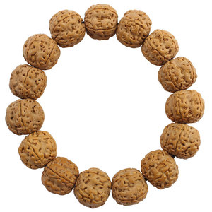 Nepalese Bodhi Seed <b>Bracelet</b> 14mm <b>Ball</b> Shape Unisex Religious Jewelry Geometric Design Antiques Collectible - Product Image 5