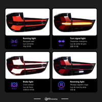 Luces de Coche para BMW X5 F15 X5M F85 2014-2018 LED Nuevas Lámparas Traseras LED de 12V DRL Luz Trasera Señal de Freno y Parada Accesorio Automotriz