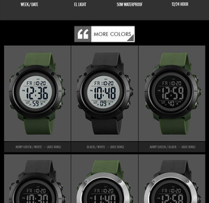 Reloj Deportivo Digital Skmei 1426, Resistente al Agua, con Alarma, de Plástico, Color Negro, Económico, en Oferta - Product Image 3