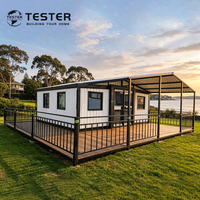 Maison conteneur pliable de luxe pour le camping, haute qualité, prix abordable, maisons préfabriquées, mini-maison portable, maison préfabriquée 3 chambres