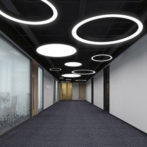 ไฟวงแหวน LED สำหรับใช้ในอาคารโรงแรมใช้แขวนเป็นเส้นตรงทรงกลมทันสมัยปรับแต่งได้ตามต้องการ - Product Image 1
