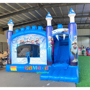 Venta caliente 17x17ft 5x5m Casa de rebote inflable Combo Niños Comercial Grande <span class=keywords><strong>Frozen</strong></span> Castillo hinchable Slide Combo para juegos de fiesta - Product Image 5