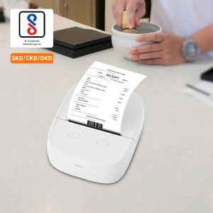 Nouvelle conception, mini imprimante thermique portable de 2 pouces pour ESC/POS, imprimante de reçus <span class=keywords><strong>mobile</strong></span> de 58 mm, sans fil, portable, Android, en stock - Product Image 1