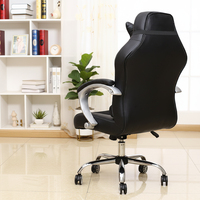Fauteuil de bureau exécutif moderne en cuir PU, style course, pour gaming, réglable, confortable, rafraîchissant, avec housse amovible et extensible, vente en gros