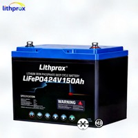Batterie LiFePO4 prismatique 24V 150Ah pour manutention, remplacement de batteries au plomb, économie d'énergie pour pickeurs de commandes CE MSDS IP67 FCC