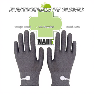 Bioelectric Massage Instrument <b>Gloves</b> Acid-Base Electrotherapy <b>Silver</b> Fiber Sterile Powder-Free Waterproof Safety <b>Gloves</b> - Product Image 2
