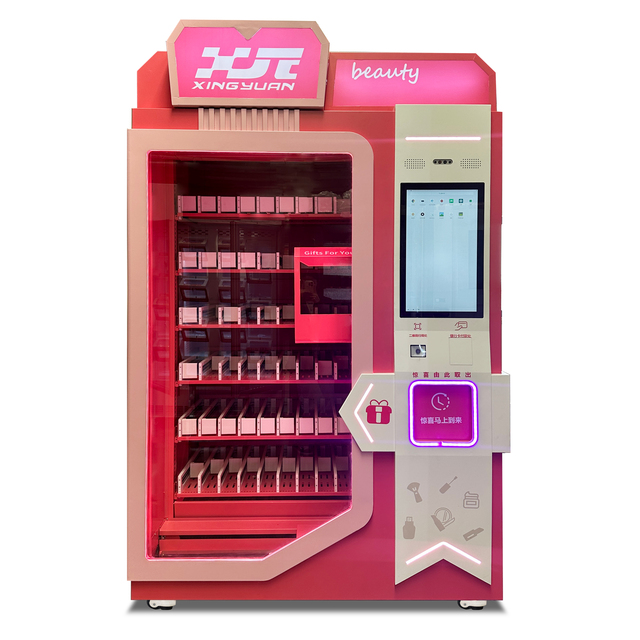 XY Popular Best Selling Beauty Cosmetics Vending Machine Equipped Lifting System of Skin Care Cosmetics for Ladies and Girls