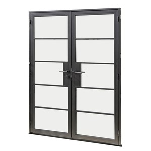 <span class=keywords><strong>Puerta</strong></span> Francesa de Hierro Forjado Moderna, de Última Generación, con Giro e Inclinación, de Hierro Laminado en Frío, al Precio Más Bajo - Product Image 3