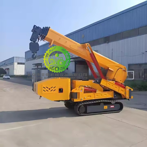 Remote kontrol teleskopik Boom Mini Spider Crane ponsel 1 Ton 3 Ton crawler Crane - Product Image 4