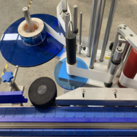 Automatique OPP BOPP Étiquette Applicateur de Film Wrap Haute Vitesse Linéaire Type Thermofusible Colle Machine À Étiquettes En Utilisant Bopp Étiquette
