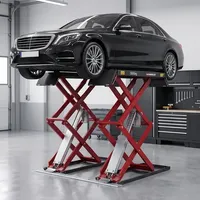 Nuevo Diseño, Elevador de Tijera Portátil Ultrafino Hidráulico, Elevador de Autos Pequeño, Elevador Automotriz