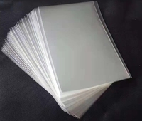 Vente en gros sac en cellophane transparent transparent à poche plate OPP à gousset latéral pour l'emballage alimentaire en plastique PP pour cadre photo