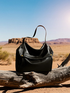 Sac à main en cuir véritable pour femme, grand sac fourre-tout, fermeture à glissière, pour les voyages quotidiens, les courses - Product Image 5