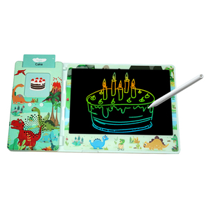 Tableta de escritura 8,5 papel digital Bloc de notas niños bloc de dibujo doodle de 12 tarjetas lector para niños Idioma juguetes de aprendizaje - Product Image 2