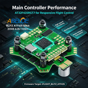 Iflight Blitz ATF435 Flight Stack con ESC E55S 4 en 1 de 8 bits, 5V 2.5A, 9V 2A, orificio de montaje de 30.5*30.5mm para drones FPV - Product Image 4
