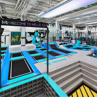 Structures de jeux personnalisées pour parcs d'attractions, toboggans intérieurs, jeux de trampoline pour enfants