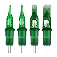 Cartouche d'aiguilles de tatouage YaBa MVP Green RS RM pour machine à tatouer