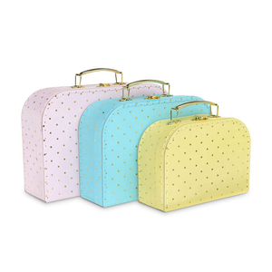 Design unico scatole per valigie in <span class=keywords><strong>cartone</strong></span> con finitura a punto a mano 3 set valigia regalo in <span class=keywords><strong>cartone</strong></span> - Product Image 2