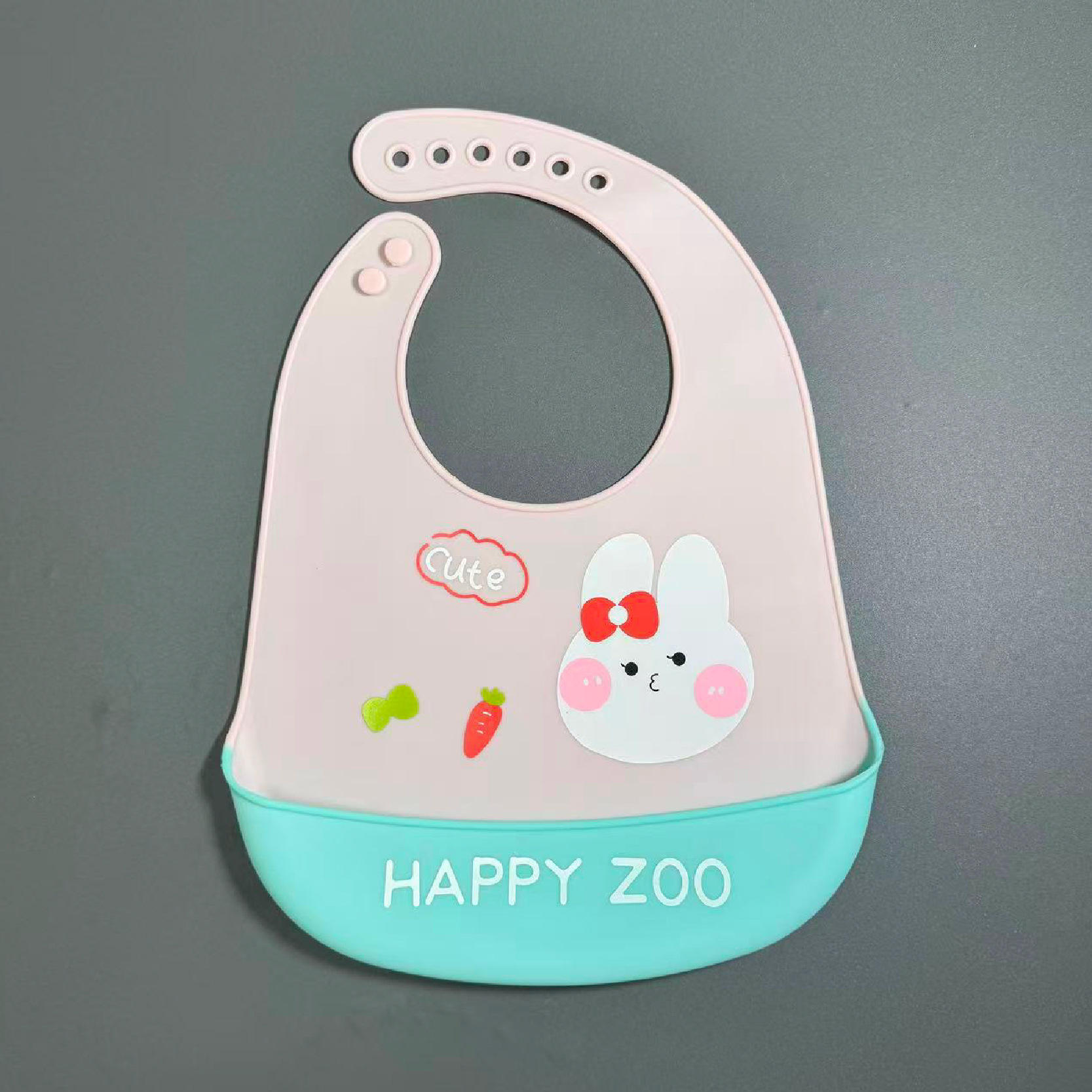 ผ้ากันเปื้อนสีชมพูอ่อน