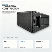 Sistema de Sonido Profesional Compacto HDL-28A con Altavoces Activos de Línea de 8 Pulgadas, para Iglesias y Pequeños Eventos en Vivo, con DSP