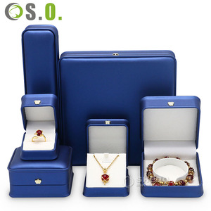 PU Leather Customized Color Size Modern Design Jewellery Box Personalized Logo Necklace <b>Ring</b> Rectangle <b>Storage</b> Organizer Case - Product Image 6