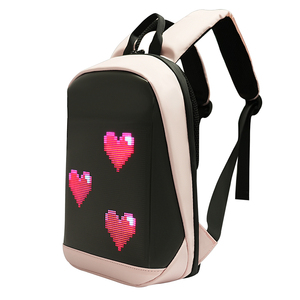 Mochila LED Unisex Moderna para Uso Diario con Cierre de Cremallera, Diseño Asequible, Control por Aplicación, Texto e Imágenes Ajustables - Product Image 3