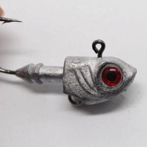 Testa di giga colorata per pesciolino con gancio Ultra puntale per trematode e Bass Fishing ORJD migliore all'ingrosso - Product Image 4
