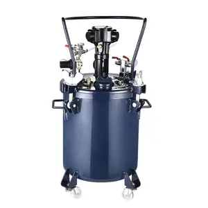 Stainless Steel Pressure Pot 40L Automatic Mixing Paint Pressure Tank With Agitator