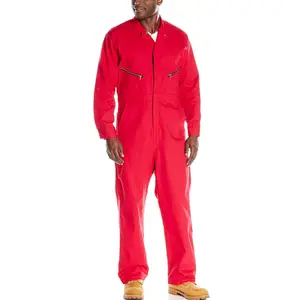 Wholesale In Stock Outdoor Industrial Work Wear Uniforms Cleaner Work Clothes Overalls Workwear Coverall For Mens