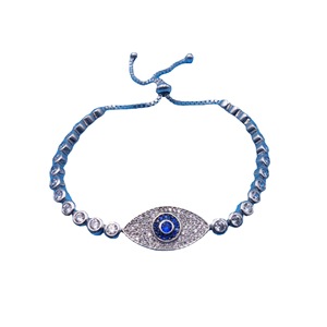 Adjustable <b>Metal</b> <b>Bracelet</b> With Twisted Design Engraved Logo Alloy Tag Wedding Jewelry - Product Image 5